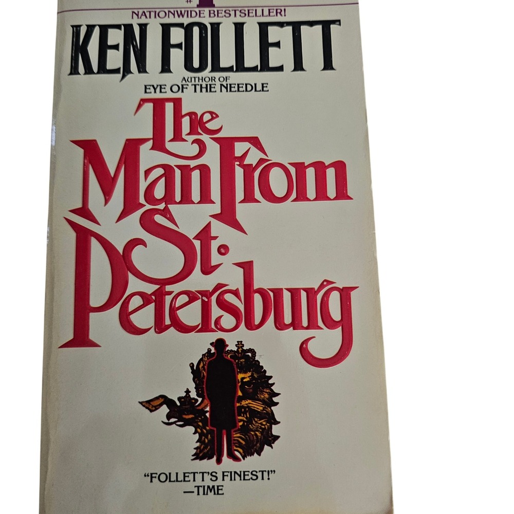 The Man From St. Petersburg by Ken Follett Mass Market Paperback 1980s Thriller